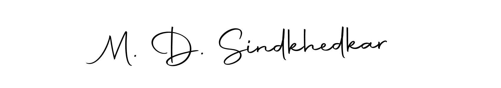 It looks lik you need a new signature style for name M. D. Sindkhedkar. Design unique handwritten (Autography-DOLnW) signature with our free signature maker in just a few clicks. M. D. Sindkhedkar signature style 10 images and pictures png