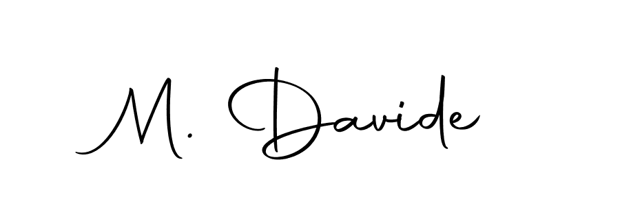 Also You can easily find your signature by using the search form. We will create M. Davide name handwritten signature images for you free of cost using Autography-DOLnW sign style. M. Davide signature style 10 images and pictures png