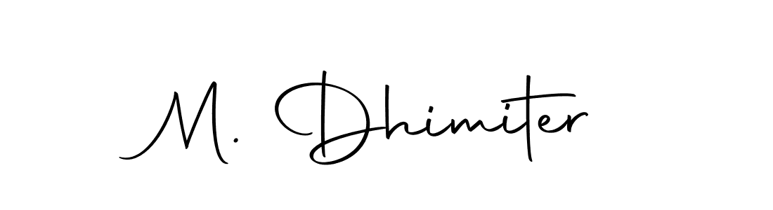 Autography-DOLnW is a professional signature style that is perfect for those who want to add a touch of class to their signature. It is also a great choice for those who want to make their signature more unique. Get M. Dhimiter name to fancy signature for free. M. Dhimiter signature style 10 images and pictures png