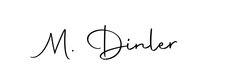 Design your own signature with our free online signature maker. With this signature software, you can create a handwritten (Autography-DOLnW) signature for name M. Dinler. M. Dinler signature style 10 images and pictures png