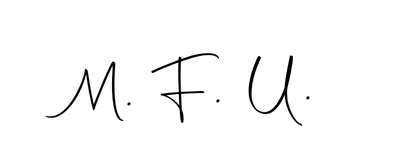 Also You can easily find your signature by using the search form. We will create M. F. U. name handwritten signature images for you free of cost using Autography-DOLnW sign style. M. F. U. signature style 10 images and pictures png