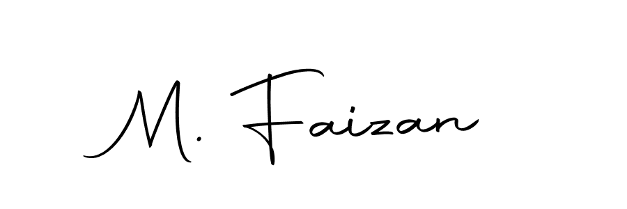 The best way (Autography-DOLnW) to make a short signature is to pick only two or three words in your name. The name M. Faizan include a total of six letters. For converting this name. M. Faizan signature style 10 images and pictures png