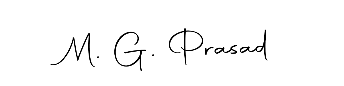 The best way (Autography-DOLnW) to make a short signature is to pick only two or three words in your name. The name M. G. Prasad include a total of six letters. For converting this name. M. G. Prasad signature style 10 images and pictures png
