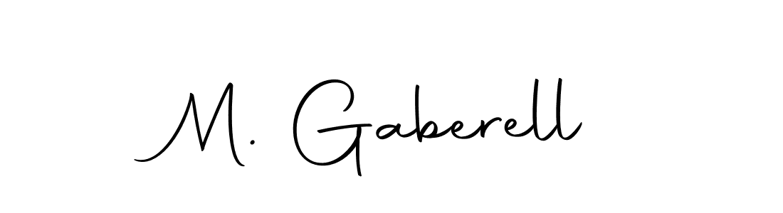 You should practise on your own different ways (Autography-DOLnW) to write your name (M. Gaberell) in signature. don't let someone else do it for you. M. Gaberell signature style 10 images and pictures png