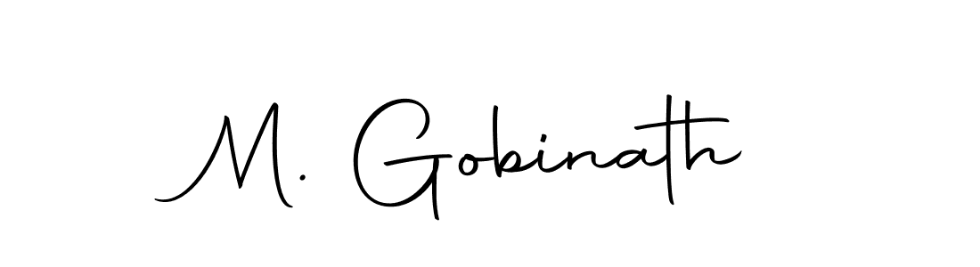 Make a beautiful signature design for name M. Gobinath. With this signature (Autography-DOLnW) style, you can create a handwritten signature for free. M. Gobinath signature style 10 images and pictures png