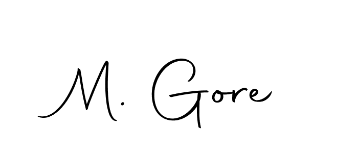 You should practise on your own different ways (Autography-DOLnW) to write your name (M. Gore) in signature. don't let someone else do it for you. M. Gore signature style 10 images and pictures png