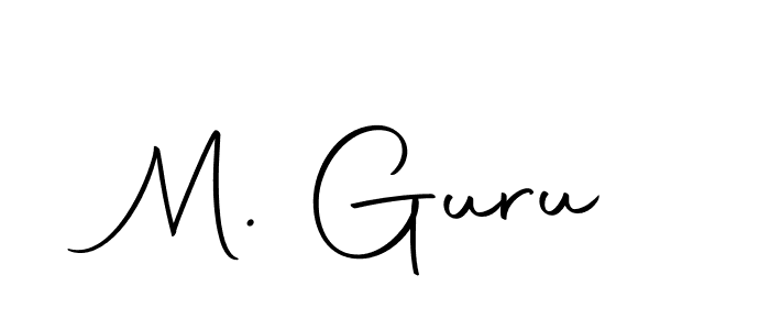 You can use this online signature creator to create a handwritten signature for the name M. Guru. This is the best online autograph maker. M. Guru signature style 10 images and pictures png