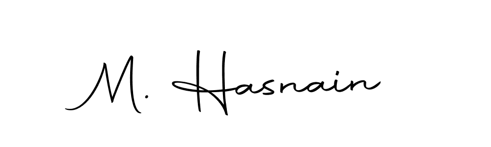 You should practise on your own different ways (Autography-DOLnW) to write your name (M. Hasnain) in signature. don't let someone else do it for you. M. Hasnain signature style 10 images and pictures png