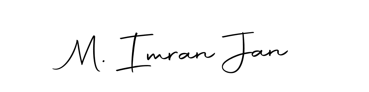 The best way (Autography-DOLnW) to make a short signature is to pick only two or three words in your name. The name M. Imran Jan include a total of six letters. For converting this name. M. Imran Jan signature style 10 images and pictures png