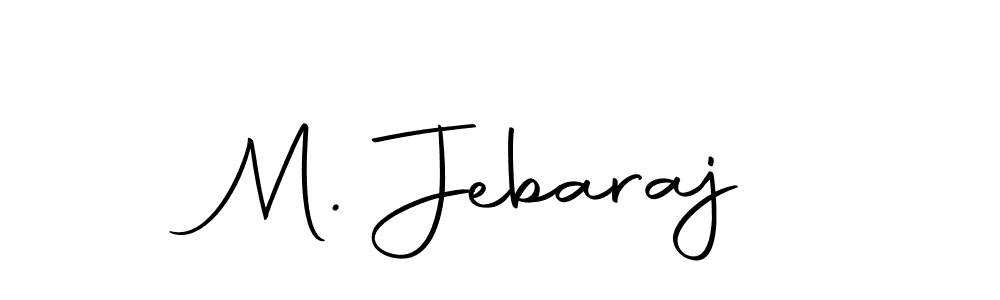 Make a beautiful signature design for name M. Jebaraj. With this signature (Autography-DOLnW) style, you can create a handwritten signature for free. M. Jebaraj signature style 10 images and pictures png