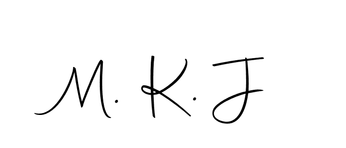 You can use this online signature creator to create a handwritten signature for the name M. K. J. This is the best online autograph maker. M. K. J signature style 10 images and pictures png