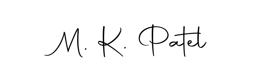The best way (Autography-DOLnW) to make a short signature is to pick only two or three words in your name. The name M. K. Patel include a total of six letters. For converting this name. M. K. Patel signature style 10 images and pictures png