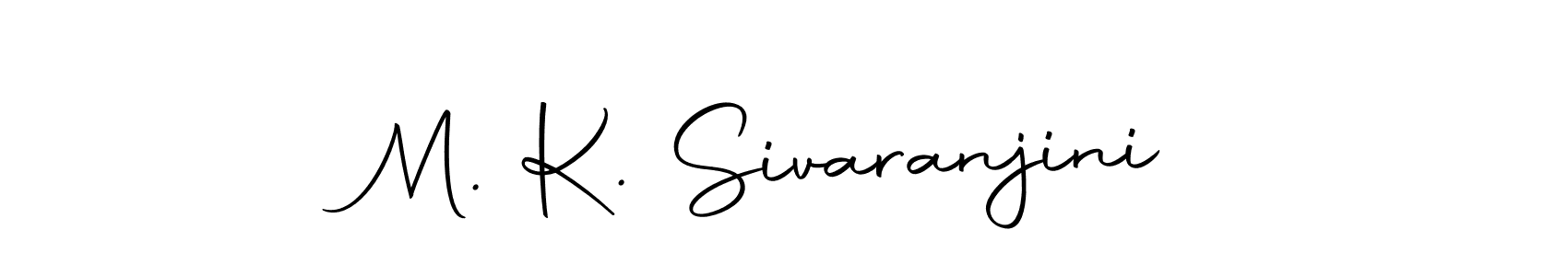 This is the best signature style for the M. K. Sivaranjini name. Also you like these signature font (Autography-DOLnW). Mix name signature. M. K. Sivaranjini signature style 10 images and pictures png