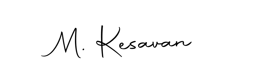 Use a signature maker to create a handwritten signature online. With this signature software, you can design (Autography-DOLnW) your own signature for name M. Kesavan. M. Kesavan signature style 10 images and pictures png