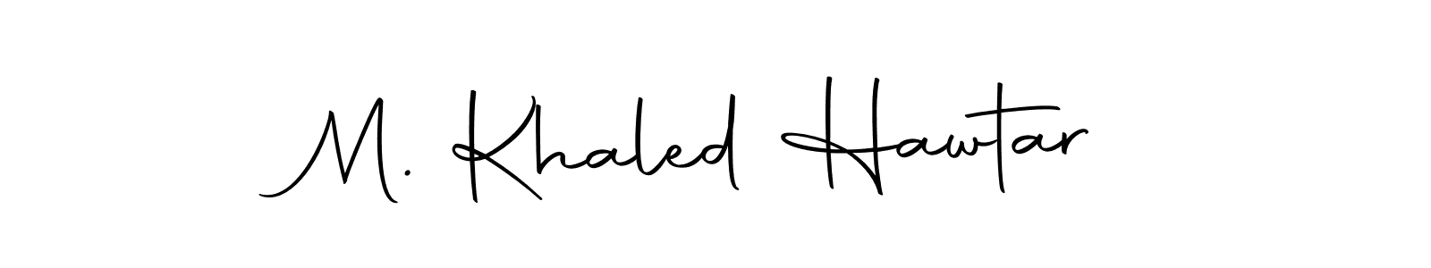 The best way (Autography-DOLnW) to make a short signature is to pick only two or three words in your name. The name M. Khaled Hawtar include a total of six letters. For converting this name. M. Khaled Hawtar signature style 10 images and pictures png