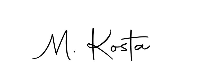 Here are the top 10 professional signature styles for the name M. Kosta. These are the best autograph styles you can use for your name. M. Kosta signature style 10 images and pictures png