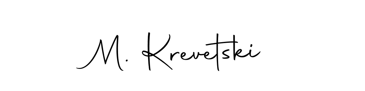 Also You can easily find your signature by using the search form. We will create M. Krevetski name handwritten signature images for you free of cost using Autography-DOLnW sign style. M. Krevetski signature style 10 images and pictures png