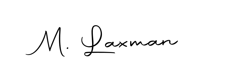 You can use this online signature creator to create a handwritten signature for the name M. Laxman. This is the best online autograph maker. M. Laxman signature style 10 images and pictures png