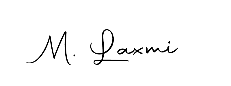 How to make M. Laxmi signature? Autography-DOLnW is a professional autograph style. Create handwritten signature for M. Laxmi name. M. Laxmi signature style 10 images and pictures png