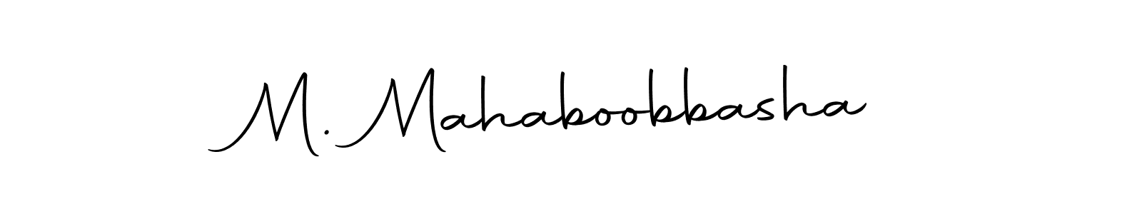 Use a signature maker to create a handwritten signature online. With this signature software, you can design (Autography-DOLnW) your own signature for name M. Mahaboobbasha. M. Mahaboobbasha signature style 10 images and pictures png