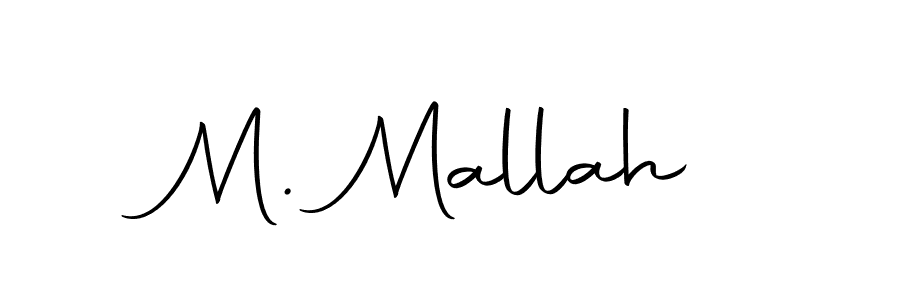 Similarly Autography-DOLnW is the best handwritten signature design. Signature creator online .You can use it as an online autograph creator for name M. Mallah. M. Mallah signature style 10 images and pictures png