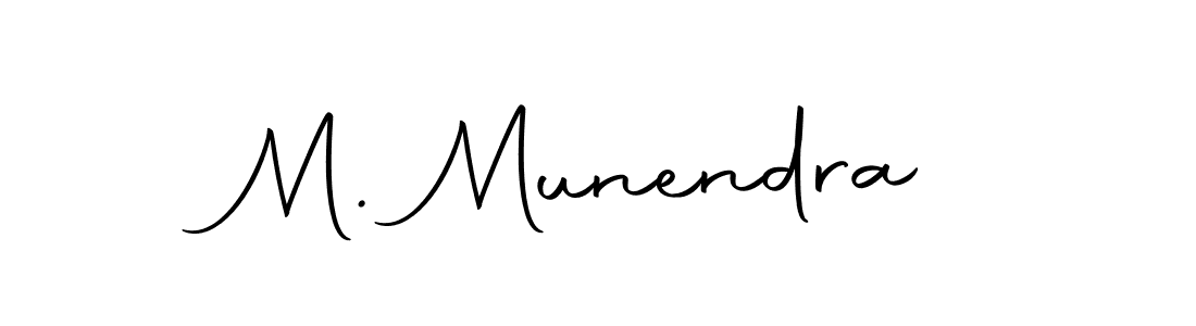 Create a beautiful signature design for name M. Munendra. With this signature (Autography-DOLnW) fonts, you can make a handwritten signature for free. M. Munendra signature style 10 images and pictures png