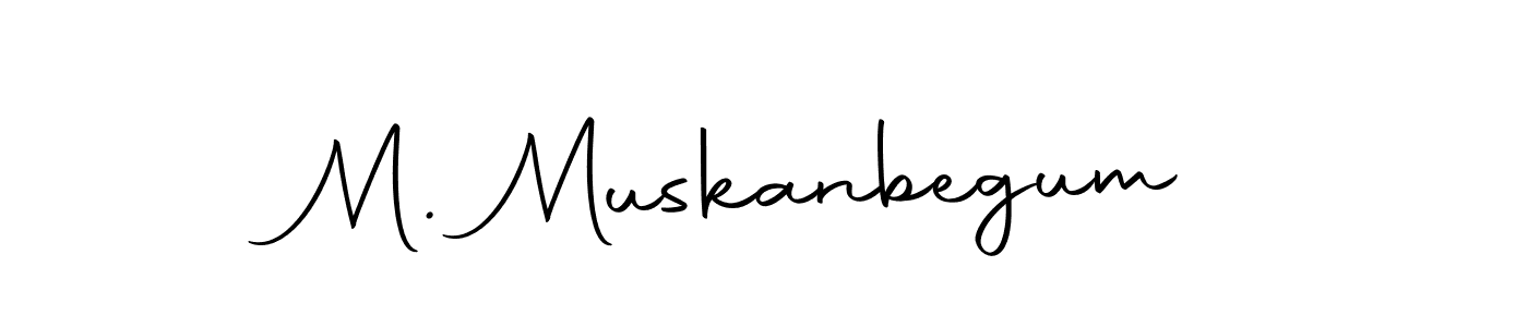 It looks lik you need a new signature style for name M. Muskanbegum. Design unique handwritten (Autography-DOLnW) signature with our free signature maker in just a few clicks. M. Muskanbegum signature style 10 images and pictures png