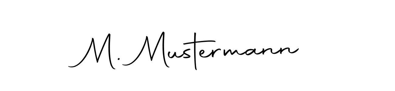 How to make M. Mustermann name signature. Use Autography-DOLnW style for creating short signs online. This is the latest handwritten sign. M. Mustermann signature style 10 images and pictures png