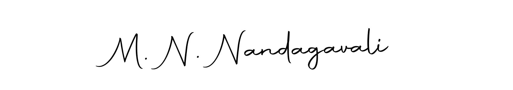 Check out images of Autograph of M. N. Nandagavali name. Actor M. N. Nandagavali Signature Style. Autography-DOLnW is a professional sign style online. M. N. Nandagavali signature style 10 images and pictures png