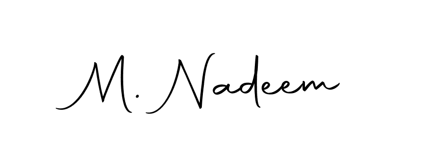 Make a beautiful signature design for name M. Nadeem. With this signature (Autography-DOLnW) style, you can create a handwritten signature for free. M. Nadeem signature style 10 images and pictures png