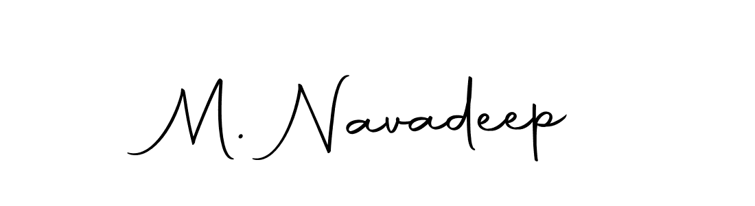 How to make M. Navadeep signature? Autography-DOLnW is a professional autograph style. Create handwritten signature for M. Navadeep name. M. Navadeep signature style 10 images and pictures png