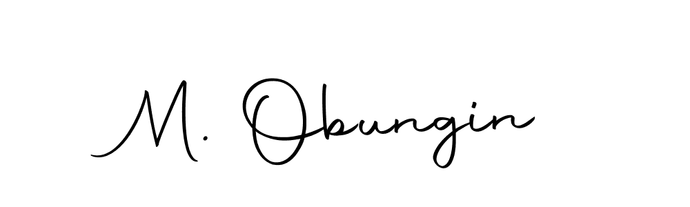 Make a beautiful signature design for name M. Obungin. Use this online signature maker to create a handwritten signature for free. M. Obungin signature style 10 images and pictures png