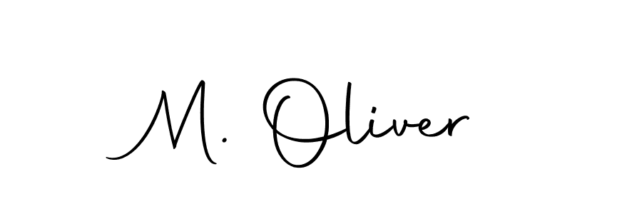 Make a beautiful signature design for name M. Oliver. With this signature (Autography-DOLnW) style, you can create a handwritten signature for free. M. Oliver signature style 10 images and pictures png