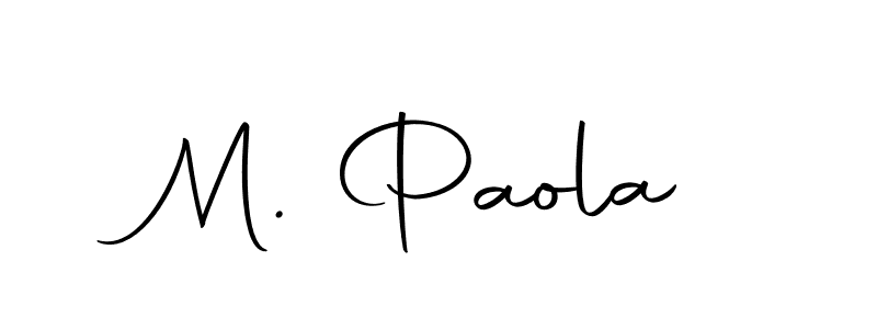 Use a signature maker to create a handwritten signature online. With this signature software, you can design (Autography-DOLnW) your own signature for name M. Paola. M. Paola signature style 10 images and pictures png