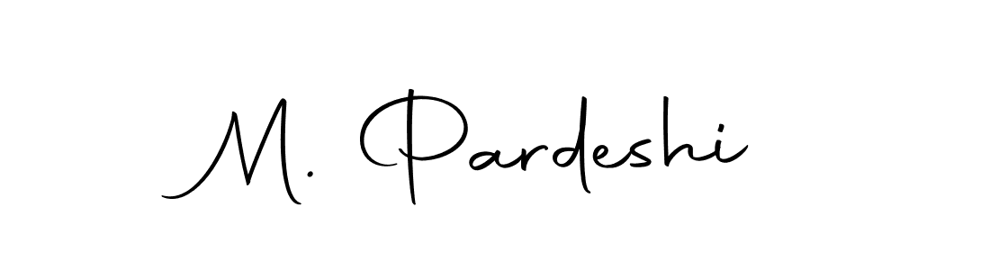 Design your own signature with our free online signature maker. With this signature software, you can create a handwritten (Autography-DOLnW) signature for name M. Pardeshi. M. Pardeshi signature style 10 images and pictures png