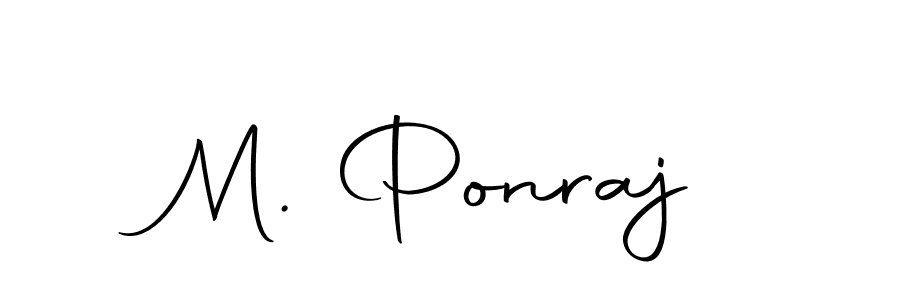 M. Ponraj stylish signature style. Best Handwritten Sign (Autography-DOLnW) for my name. Handwritten Signature Collection Ideas for my name M. Ponraj. M. Ponraj signature style 10 images and pictures png