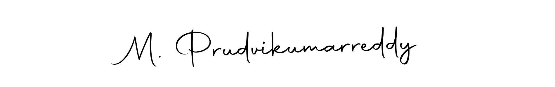 Make a short M. Prudvikumarreddy signature style. Manage your documents anywhere anytime using Autography-DOLnW. Create and add eSignatures, submit forms, share and send files easily. M. Prudvikumarreddy signature style 10 images and pictures png