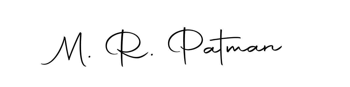 Check out images of Autograph of M. R. Patman name. Actor M. R. Patman Signature Style. Autography-DOLnW is a professional sign style online. M. R. Patman signature style 10 images and pictures png