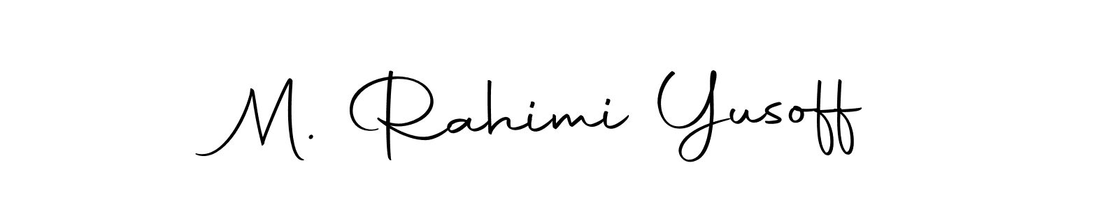 How to Draw M. Rahimi Yusoff signature style? Autography-DOLnW is a latest design signature styles for name M. Rahimi Yusoff. M. Rahimi Yusoff signature style 10 images and pictures png