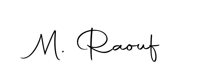 Make a beautiful signature design for name M. Raouf. With this signature (Autography-DOLnW) style, you can create a handwritten signature for free. M. Raouf signature style 10 images and pictures png