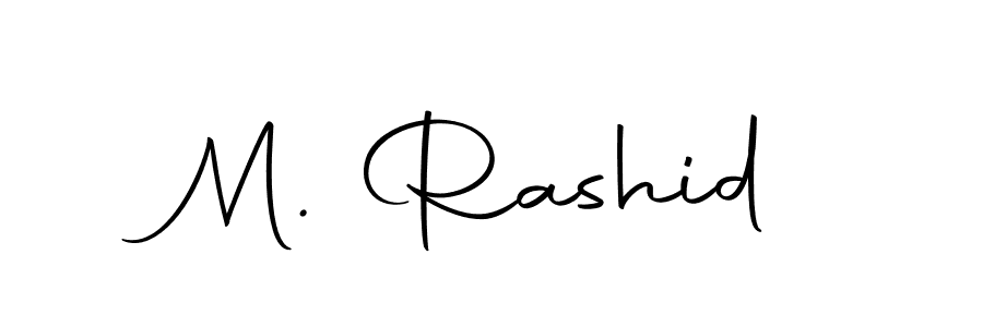 Make a beautiful signature design for name M. Rashid. With this signature (Autography-DOLnW) style, you can create a handwritten signature for free. M. Rashid signature style 10 images and pictures png
