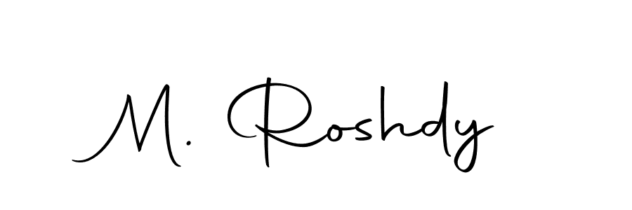 Make a beautiful signature design for name M. Roshdy. With this signature (Autography-DOLnW) style, you can create a handwritten signature for free. M. Roshdy signature style 10 images and pictures png