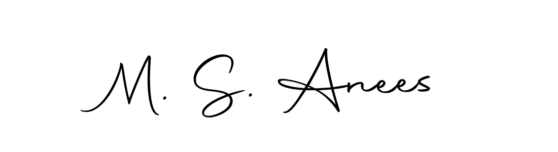 Make a short M. S. Anees signature style. Manage your documents anywhere anytime using Autography-DOLnW. Create and add eSignatures, submit forms, share and send files easily. M. S. Anees signature style 10 images and pictures png