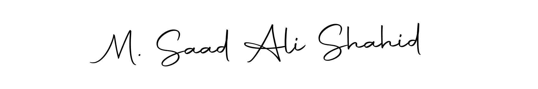 Use a signature maker to create a handwritten signature online. With this signature software, you can design (Autography-DOLnW) your own signature for name M. Saad Ali Shahid. M. Saad Ali Shahid signature style 10 images and pictures png