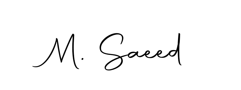 M. Saeed stylish signature style. Best Handwritten Sign (Autography-DOLnW) for my name. Handwritten Signature Collection Ideas for my name M. Saeed. M. Saeed signature style 10 images and pictures png