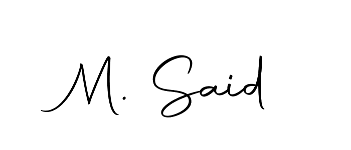 The best way (Autography-DOLnW) to make a short signature is to pick only two or three words in your name. The name M. Said include a total of six letters. For converting this name. M. Said signature style 10 images and pictures png