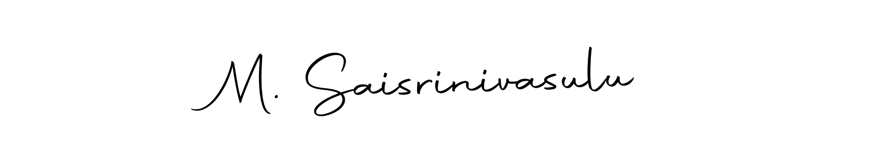 Check out images of Autograph of M. Saisrinivasulu name. Actor M. Saisrinivasulu Signature Style. Autography-DOLnW is a professional sign style online. M. Saisrinivasulu signature style 10 images and pictures png