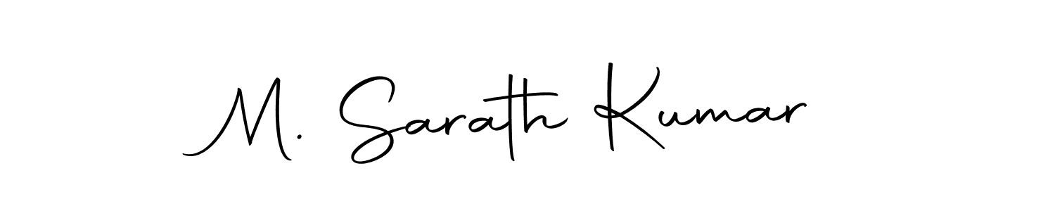 This is the best signature style for the M. Sarath Kumar name. Also you like these signature font (Autography-DOLnW). Mix name signature. M. Sarath Kumar signature style 10 images and pictures png