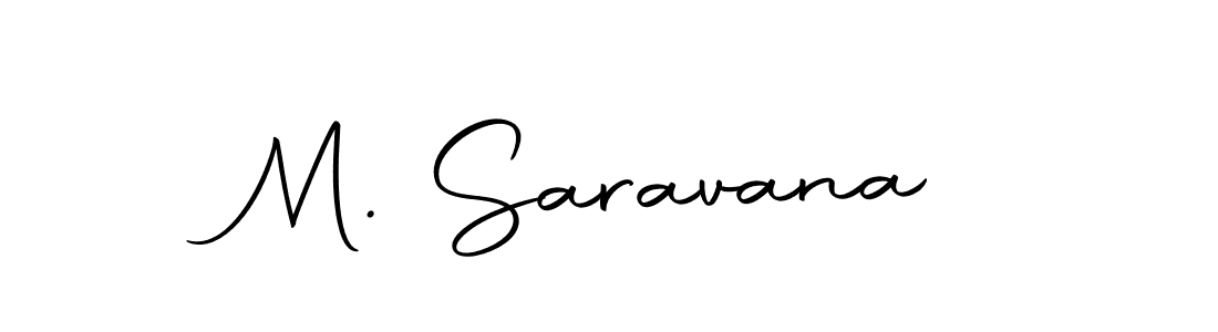 Make a beautiful signature design for name M. Saravana. Use this online signature maker to create a handwritten signature for free. M. Saravana signature style 10 images and pictures png