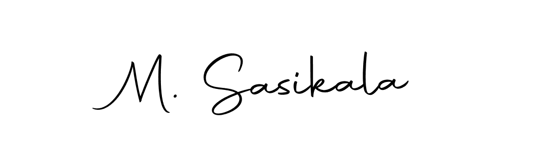 The best way (Autography-DOLnW) to make a short signature is to pick only two or three words in your name. The name M. Sasikala include a total of six letters. For converting this name. M. Sasikala signature style 10 images and pictures png
